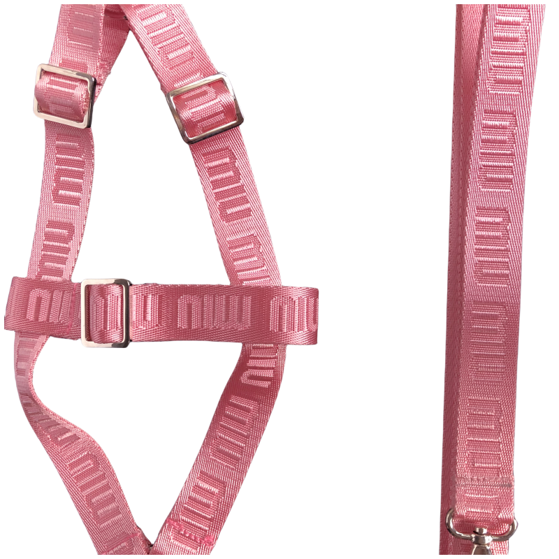 MM Pink Harness & Leash SET