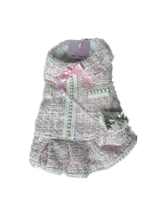 ADA’S Tweed Dress & Pearl Details