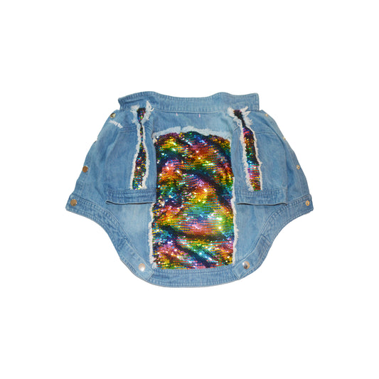 Rainbow Denim Jacket ( Limited Edition )